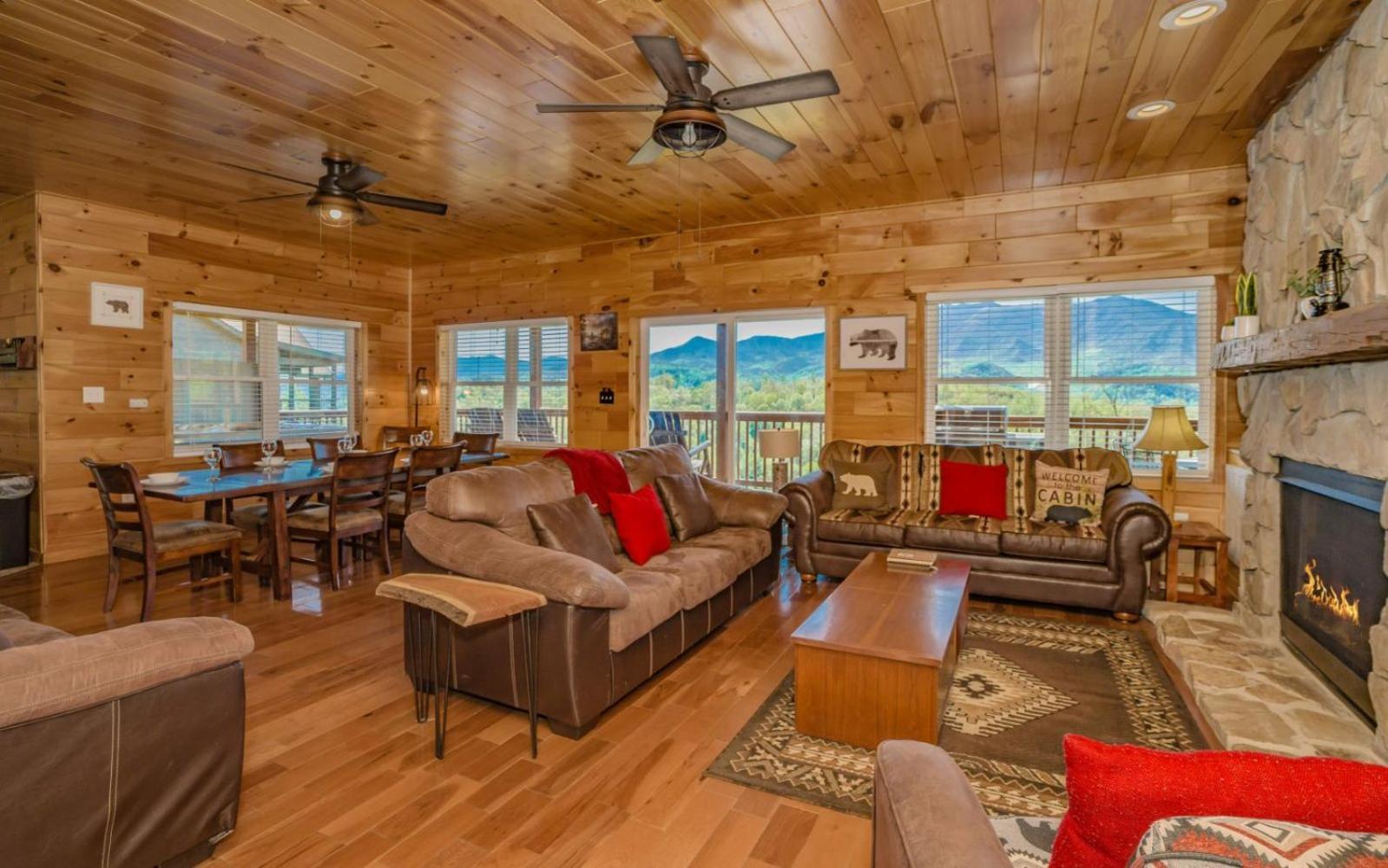 Beartastic Mountain View Lodge ガトリンバーグ エクステリア 写真